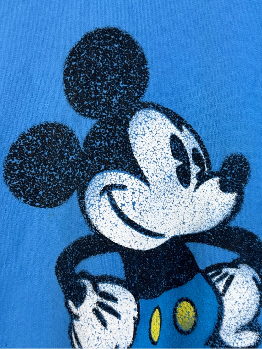 Disneyland Sky Blue Pullover Mickey Mouse Disney World Sz Large Sweatshirt - Picture 2 of 9